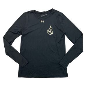 Under Armour Ladies Locker T Shirt Womens M Medium Long Sleeve EAST SIDE BLAZE